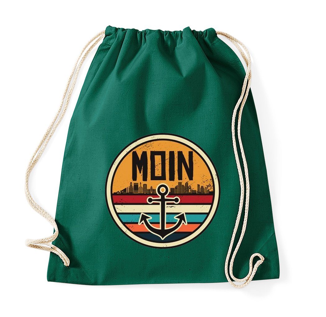 Youth Designz Turnbeutel MOIN Baumwollbeutel Tasche Turnbeutel, mit modischem Print von Youth Designz