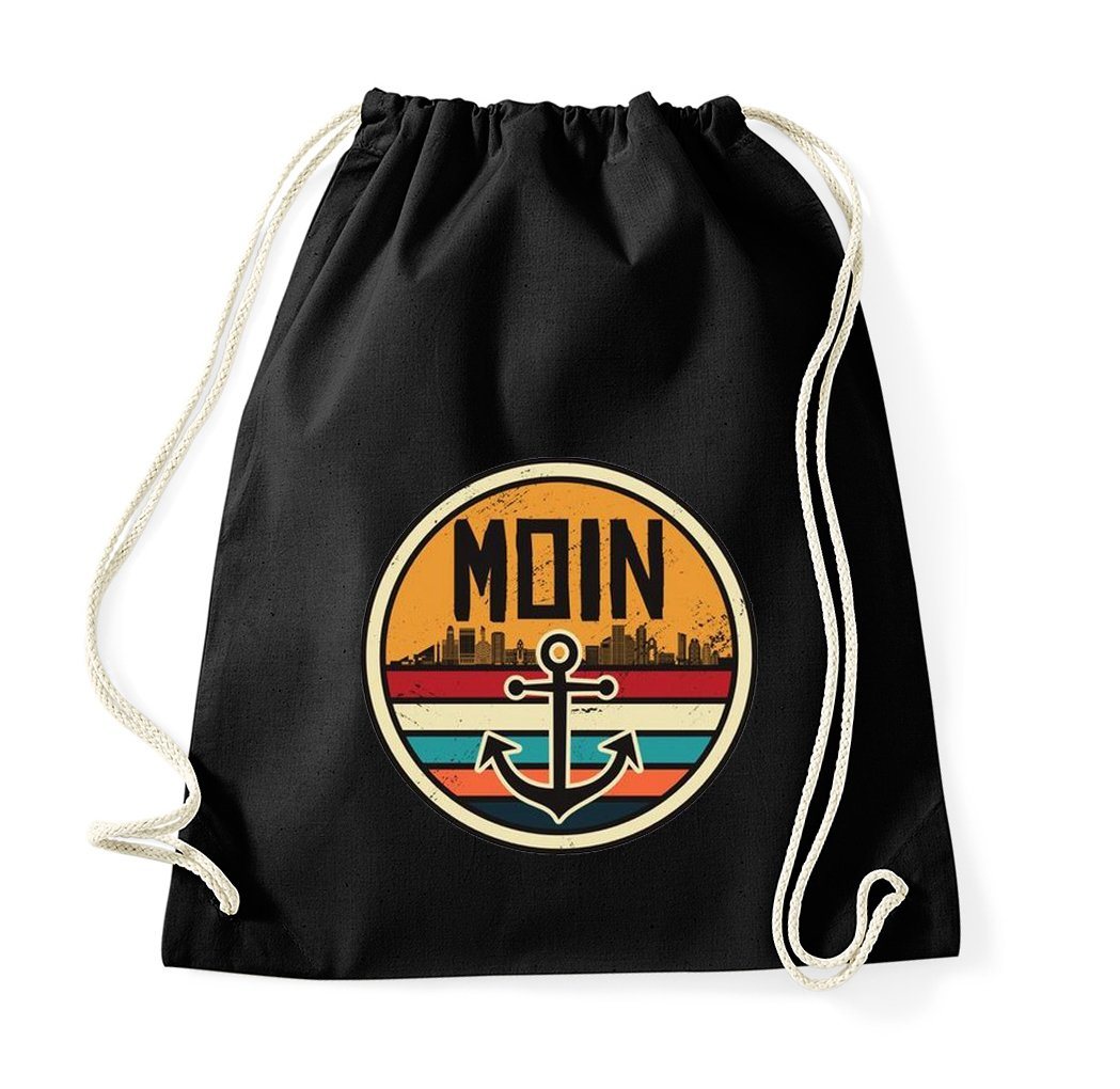 Youth Designz Turnbeutel MOIN Baumwollbeutel Tasche Turnbeutel, mit modischem Print von Youth Designz