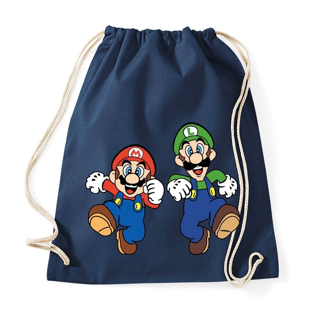 Youth Designz Turnbeutel Mario & Luigi Baumwoll Tasche Turnbeutel, mit modischem Print von Youth Designz