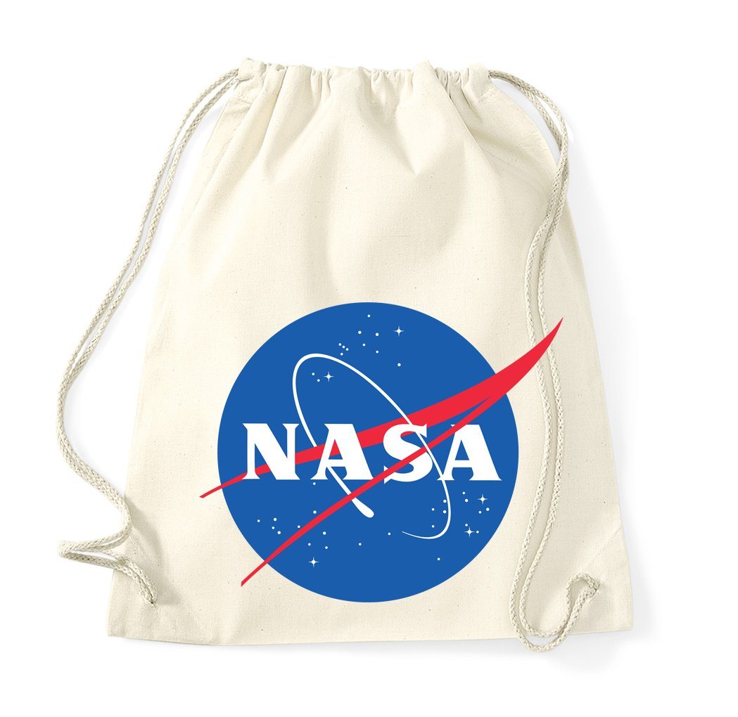 Youth Designz Turnbeutel NASA Baumwoll Tasche Turnbeutel, mit modischem Print von Youth Designz