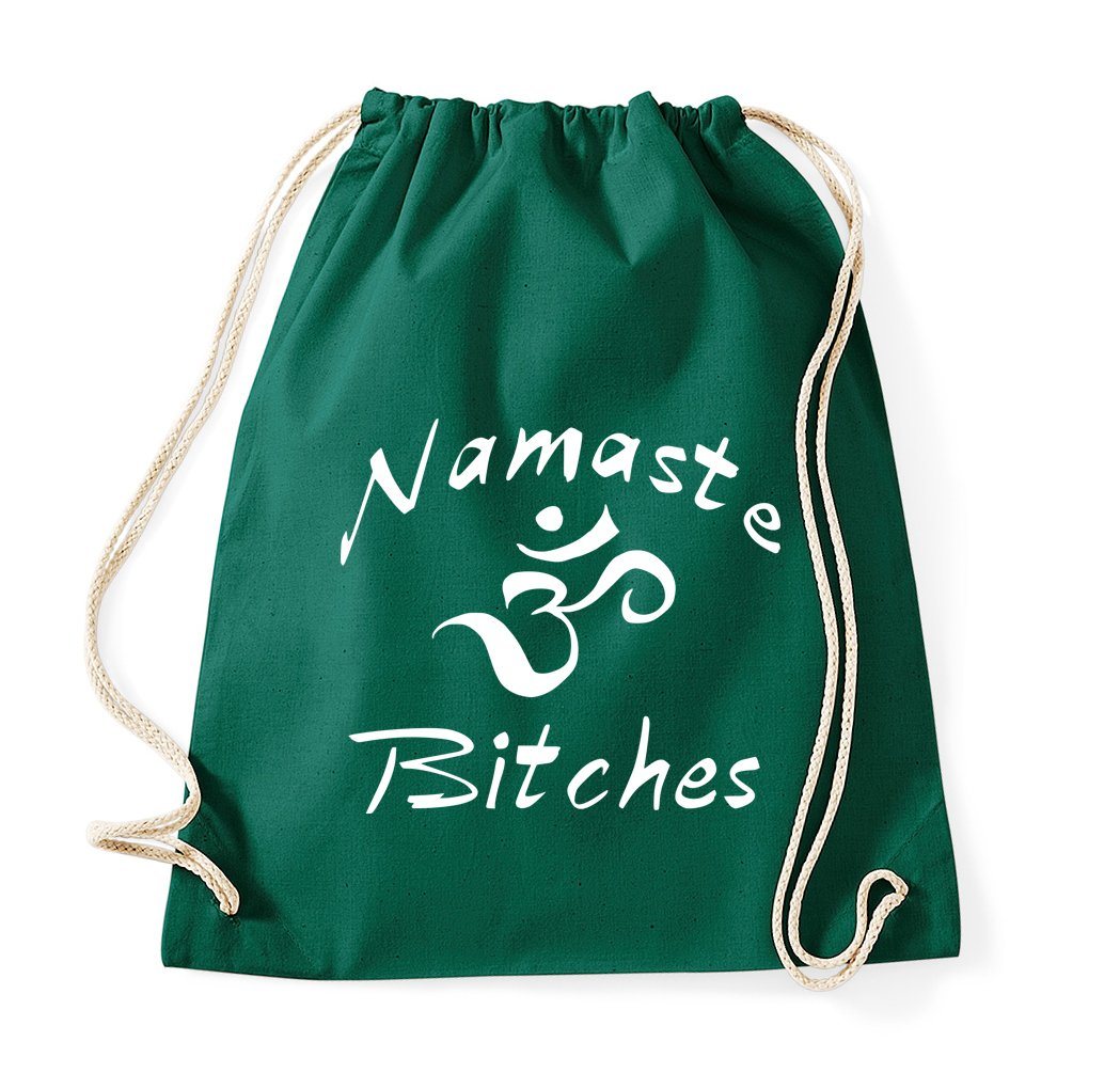 Youth Designz Turnbeutel Namaste Baumwoll Tasche Turnbeutel, mit modischem Print von Youth Designz