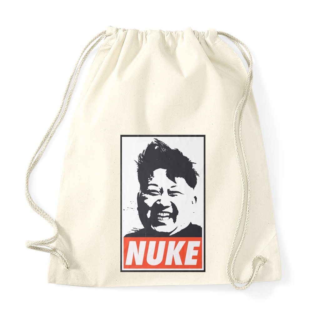 Youth Designz Turnbeutel Nuke Baumwoll Tasche Turnbeutel, mit modischem Print von Youth Designz