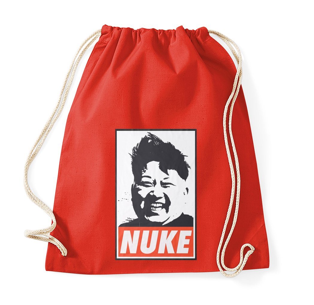 Youth Designz Turnbeutel Nuke Baumwoll Tasche Turnbeutel, mit modischem Print von Youth Designz