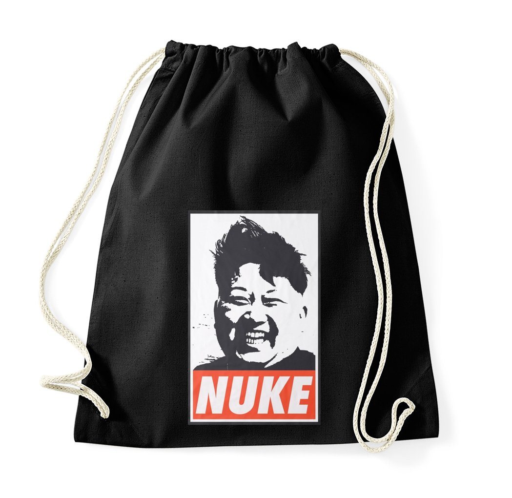 Youth Designz Turnbeutel Nuke Baumwoll Tasche Turnbeutel, mit modischem Print von Youth Designz