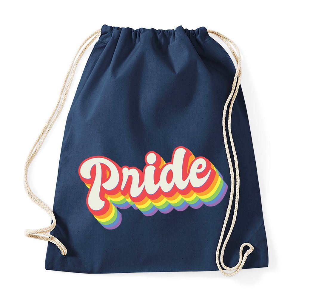 Youth Designz Turnbeutel PRIDE Baumwolle Tasche, mit trendigem Logo Aufdruck von Youth Designz