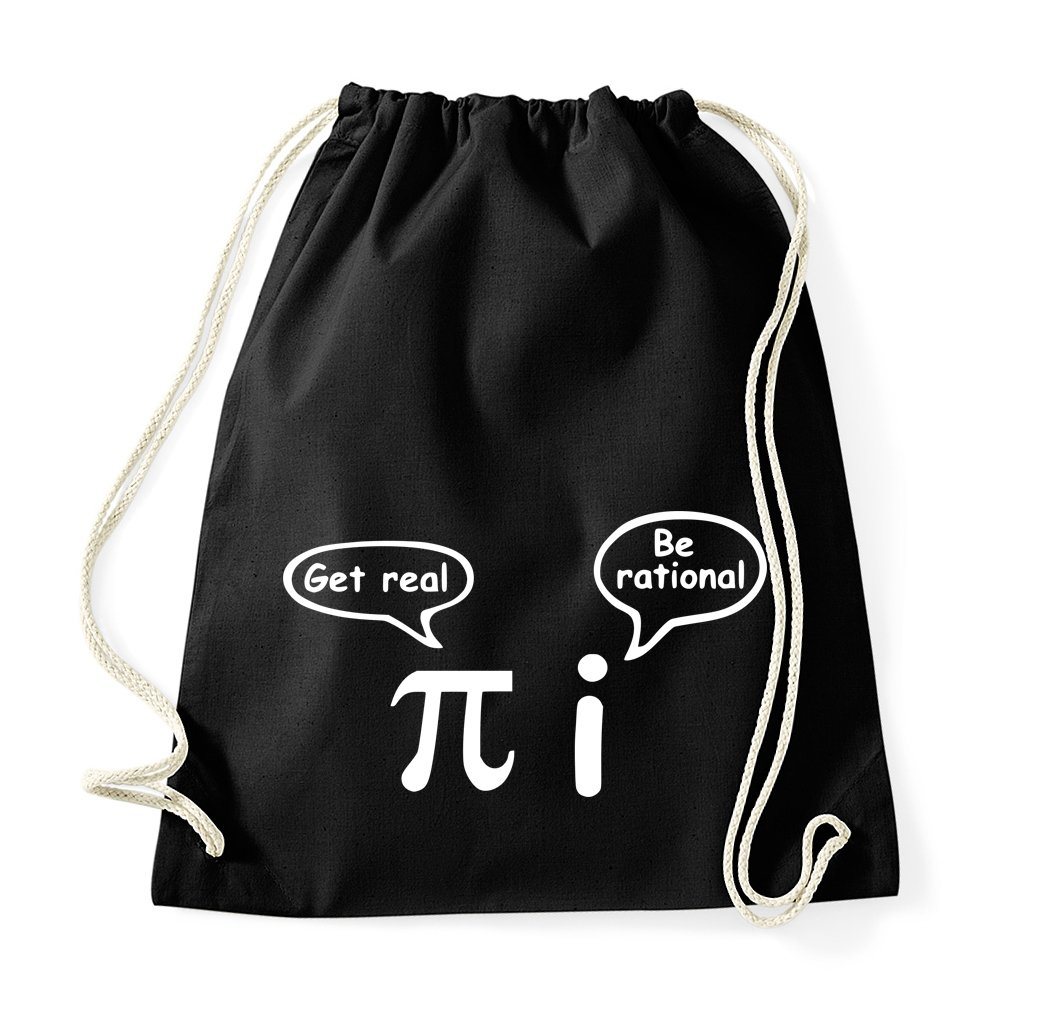 Youth Designz Turnbeutel Pi Baumwoll Tasche Turnbeutel, mit modischem Print von Youth Designz