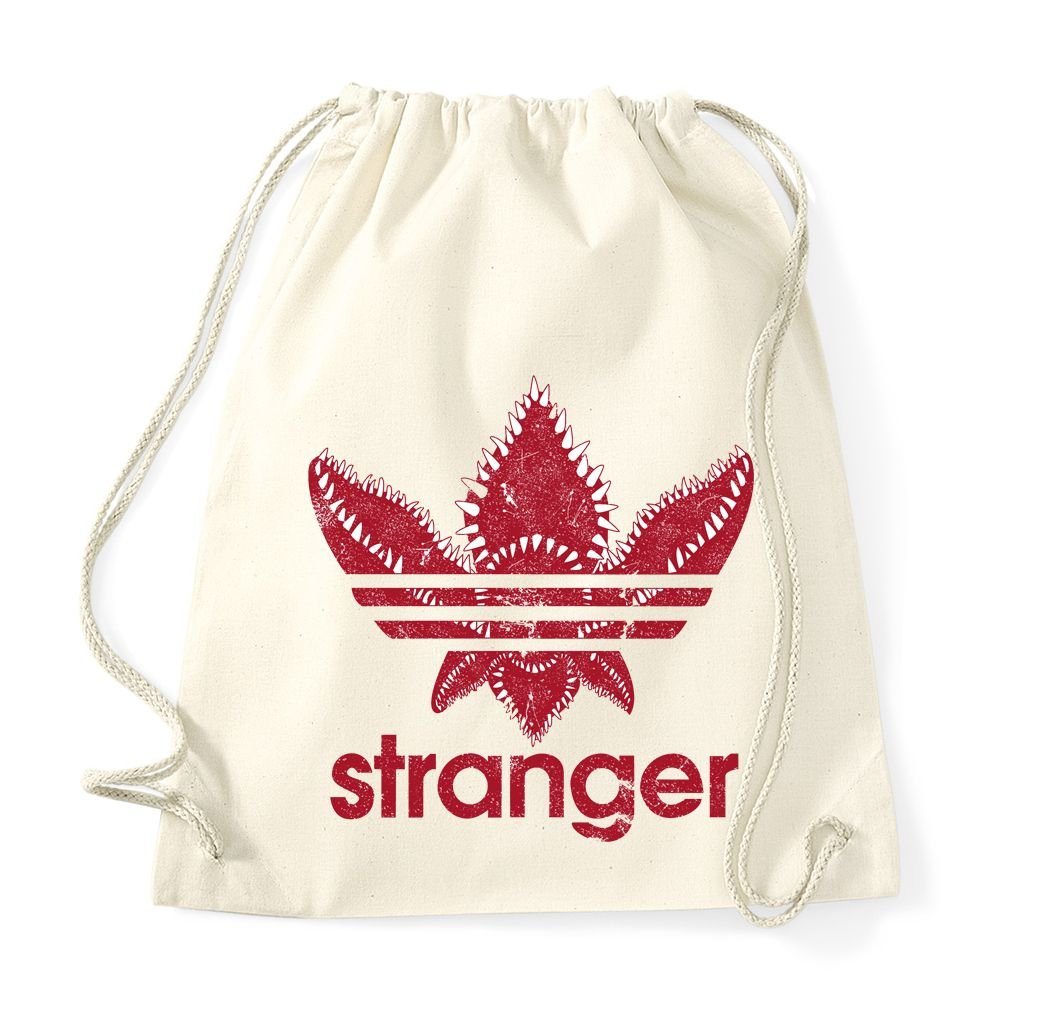 Youth Designz Turnbeutel Stranger Baumwoll Tasche Turnbeutel, mit modischem Print von Youth Designz