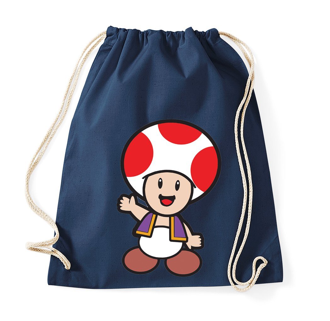 Youth Designz Turnbeutel Toad Baumwoll Tasche Turnbeutel, mit modischem Print von Youth Designz