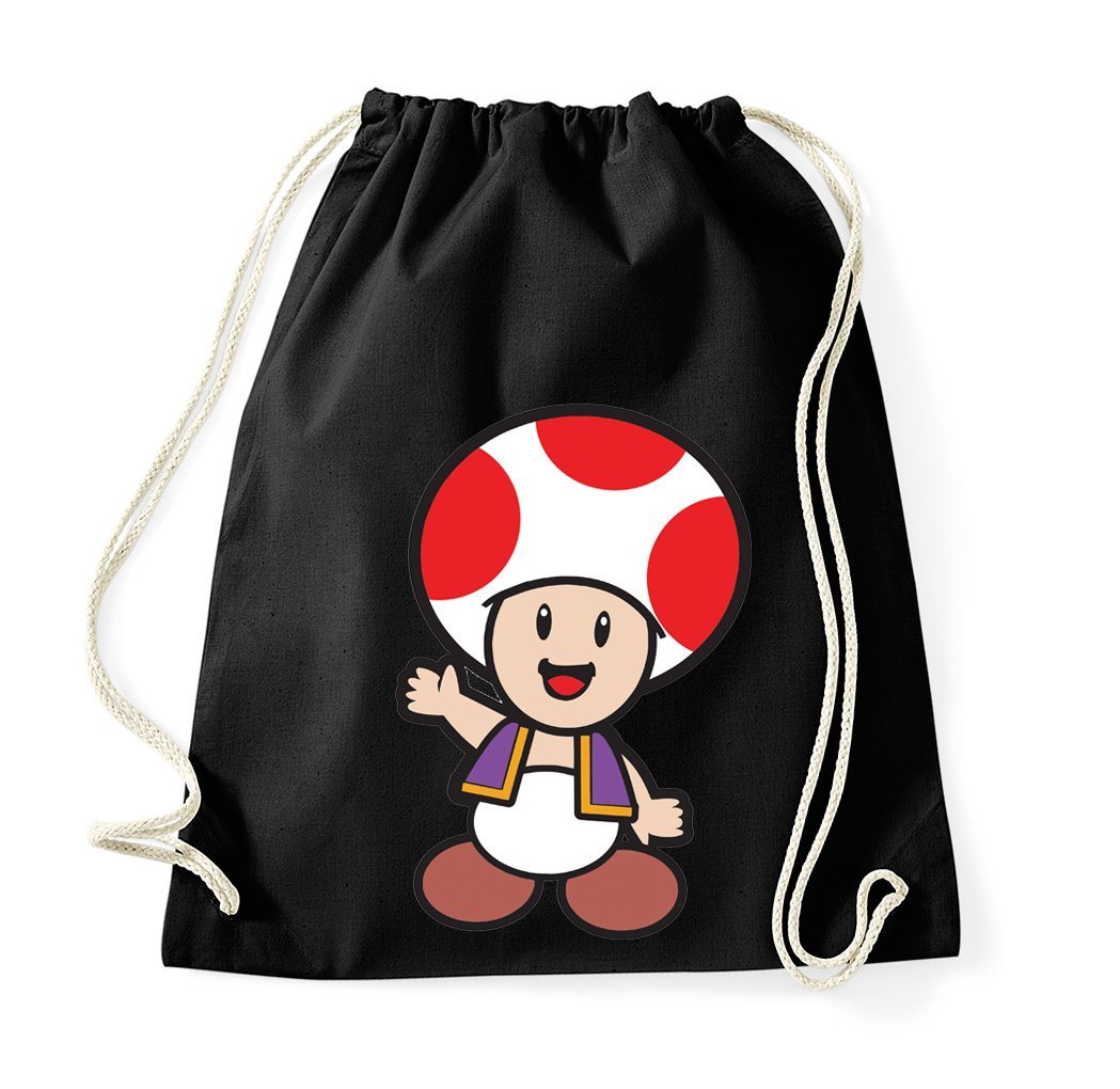 Youth Designz Turnbeutel Toad Baumwoll Tasche Turnbeutel, mit modischem Print von Youth Designz