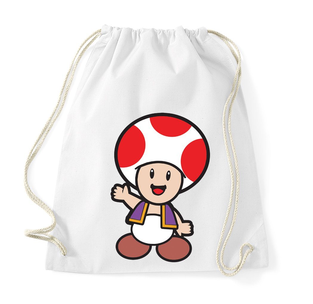 Youth Designz Turnbeutel Toad Baumwoll Tasche Turnbeutel, mit modischem Print von Youth Designz