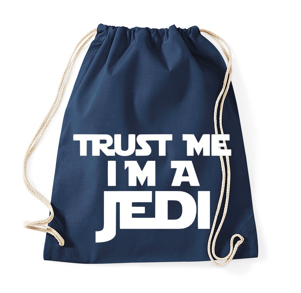 Youth Designz Turnbeutel Trust me I'm a Jedi Baumwoll Tasche Turnbeutel, mit modischem Print von Youth Designz