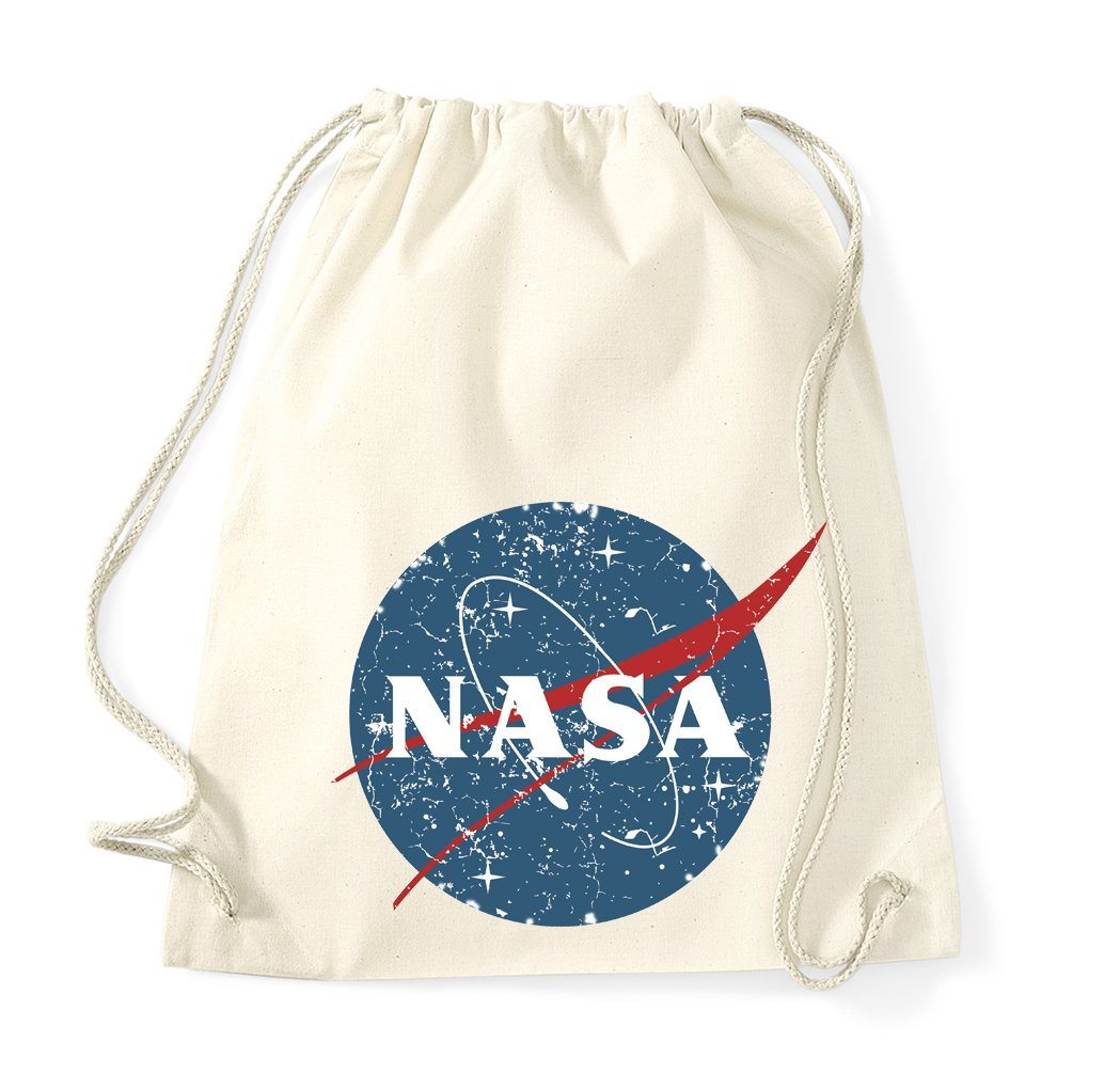 Youth Designz Turnbeutel Vintage NASA Baumwoll Tasche Turnbeutel, mit modischem Print von Youth Designz