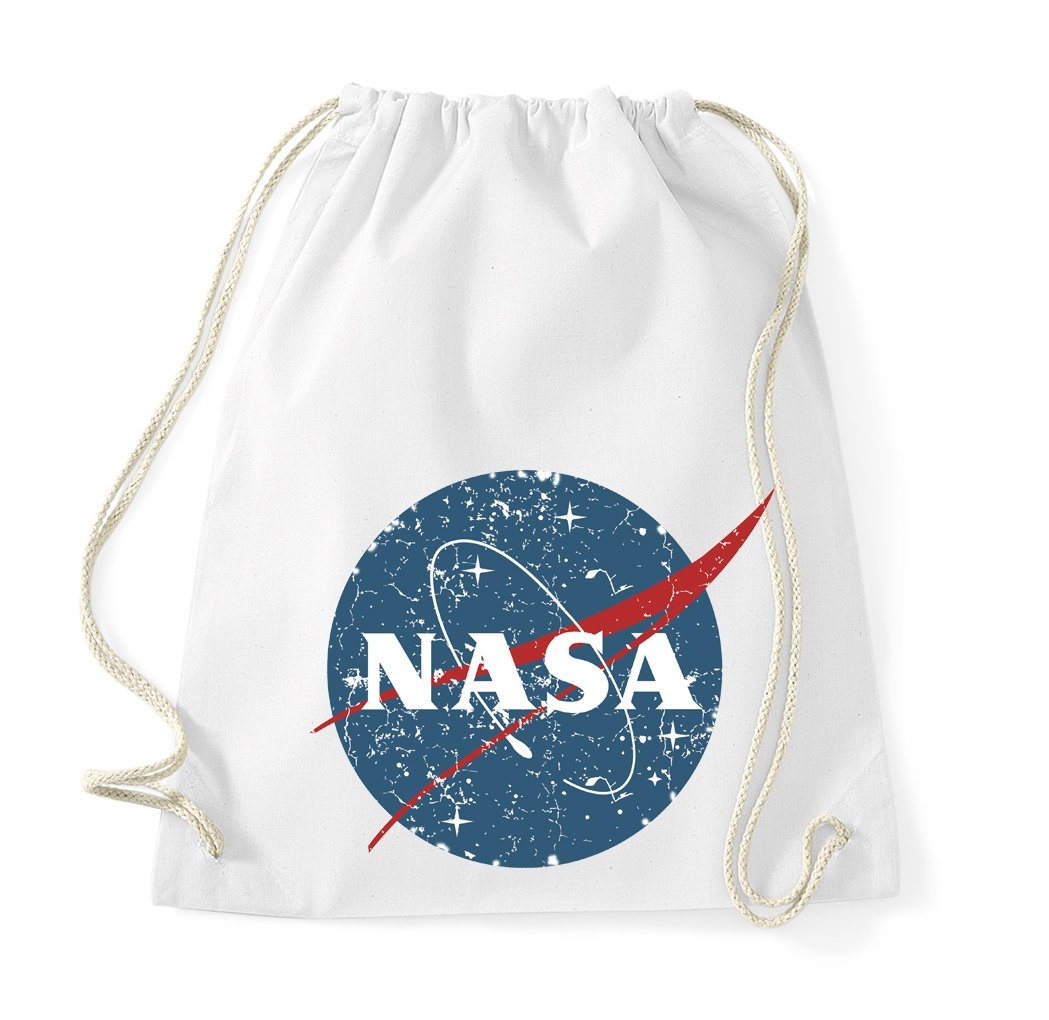 Youth Designz Turnbeutel Vintage NASA Baumwoll Tasche Turnbeutel, mit modischem Print von Youth Designz