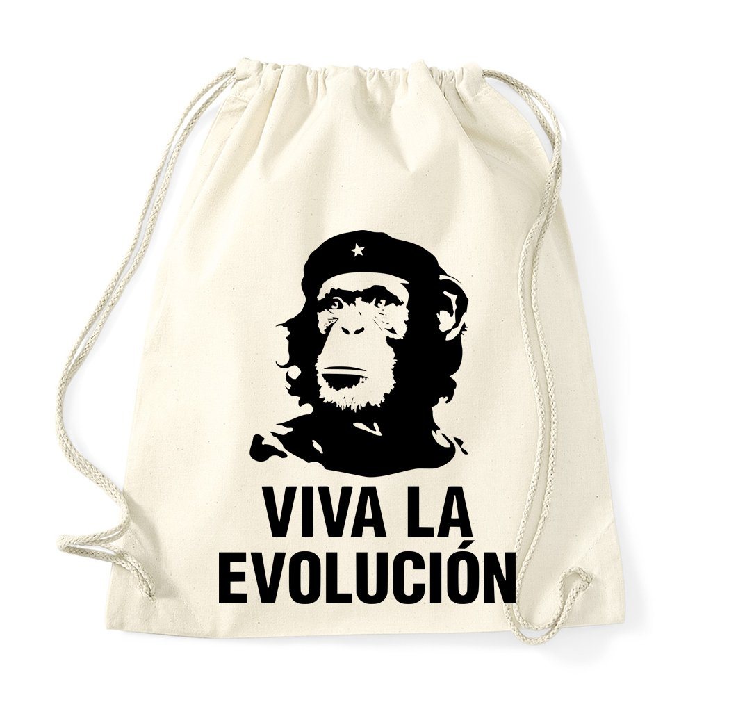 Youth Designz Turnbeutel Viva la Evolucion Baumwoll Tasche Turnbeutel, mit modischem Print von Youth Designz