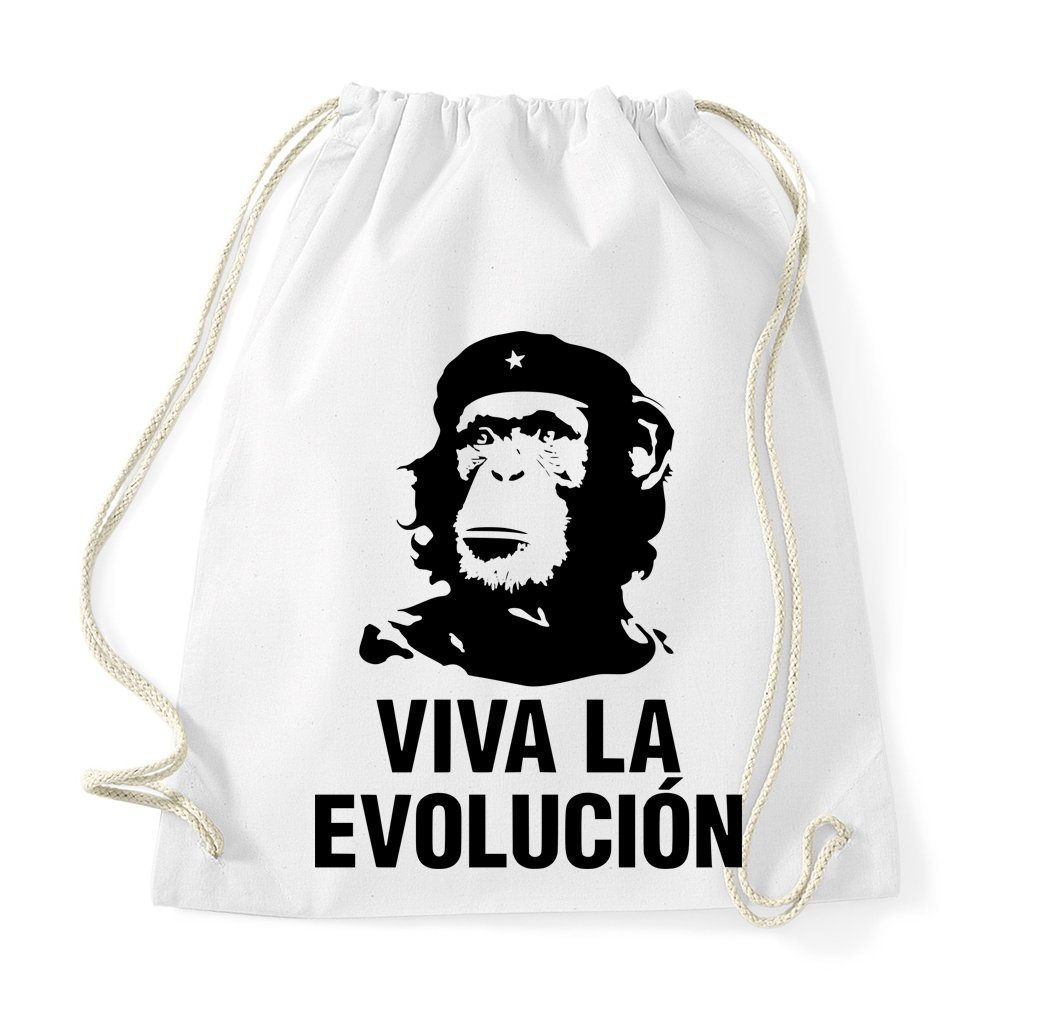 Youth Designz Turnbeutel Viva la Evolucion Baumwoll Tasche Turnbeutel, mit modischem Print von Youth Designz