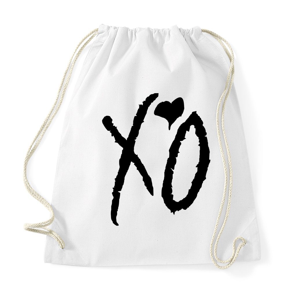 Youth Designz Turnbeutel XO Baumwoll Tasche Turnbeutel, mit modischem Print von Youth Designz