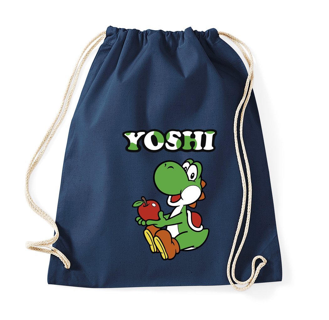 Youth Designz Turnbeutel Yoshi Baumwoll Tasche Turnbeutel, mit modischem Print von Youth Designz