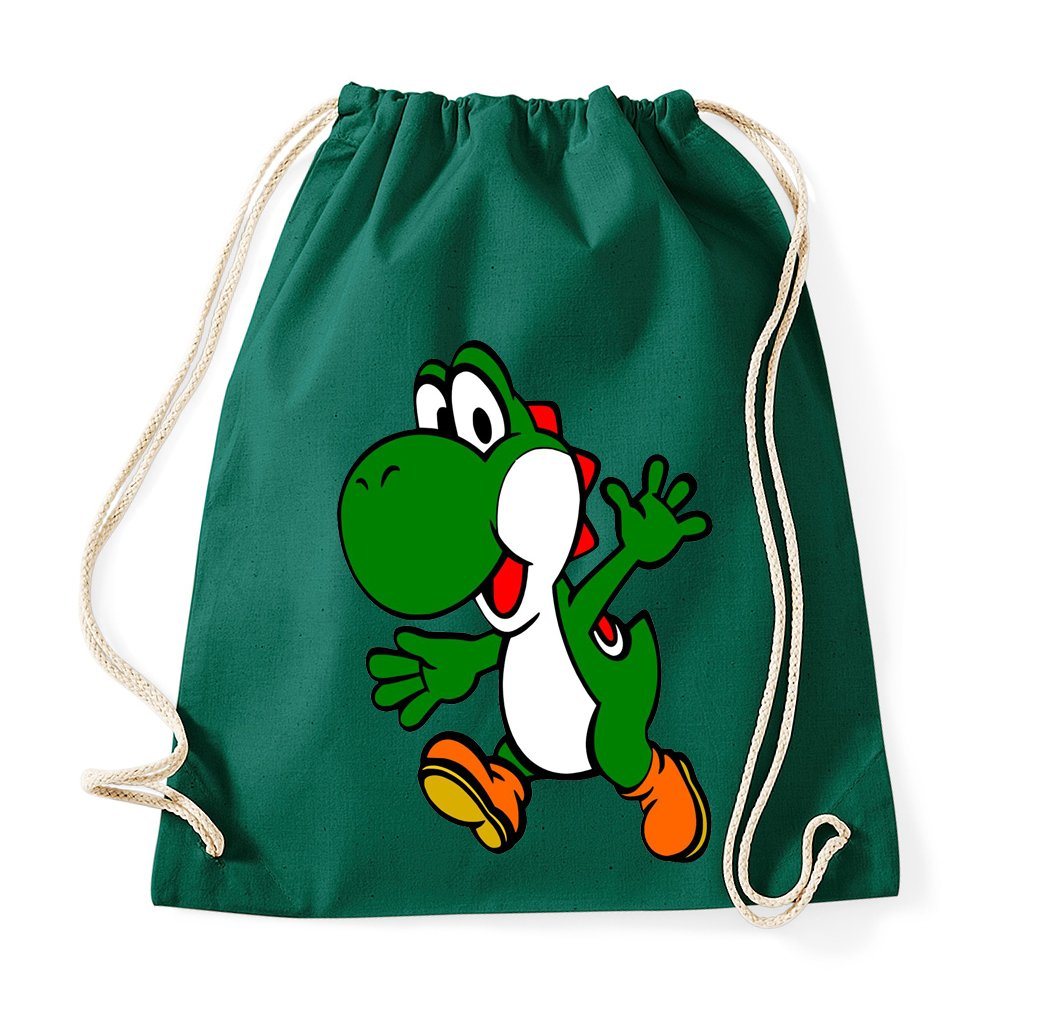 Youth Designz Turnbeutel Yoshi Baumwoll Tasche Turnbeutel, mit modischem Print von Youth Designz