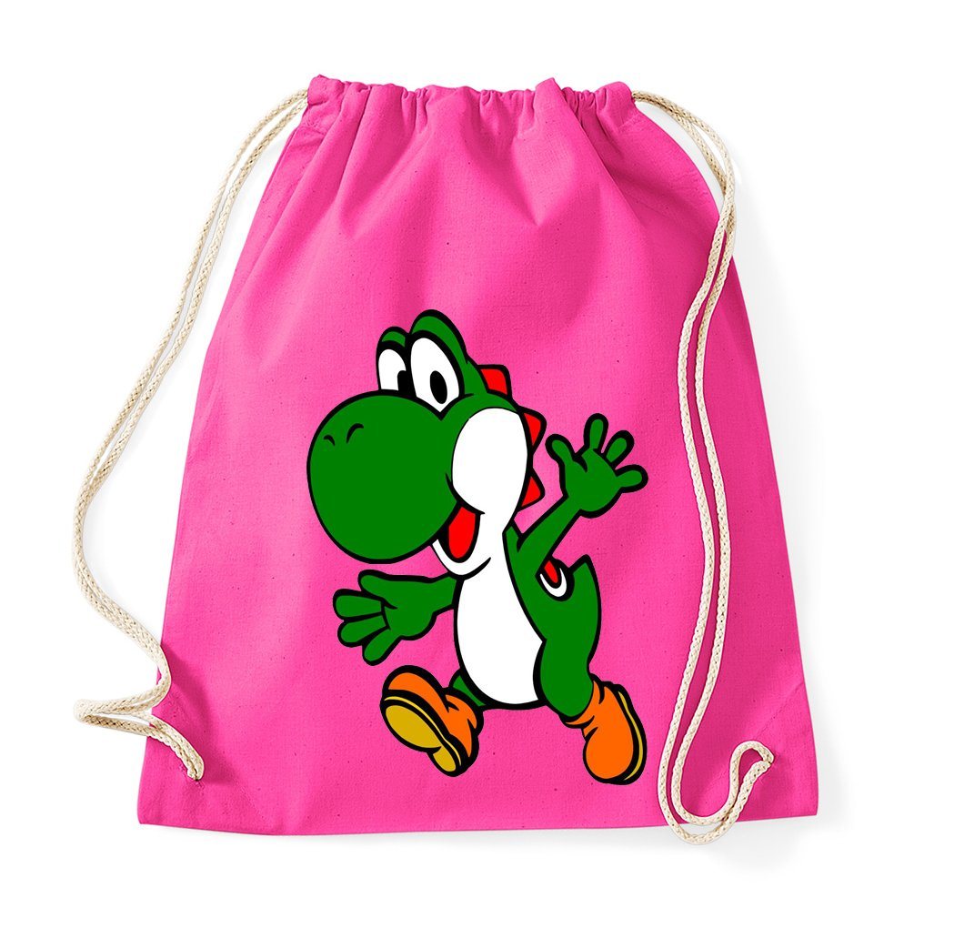 Youth Designz Turnbeutel Yoshi Baumwoll Tasche Turnbeutel, mit modischem Print von Youth Designz