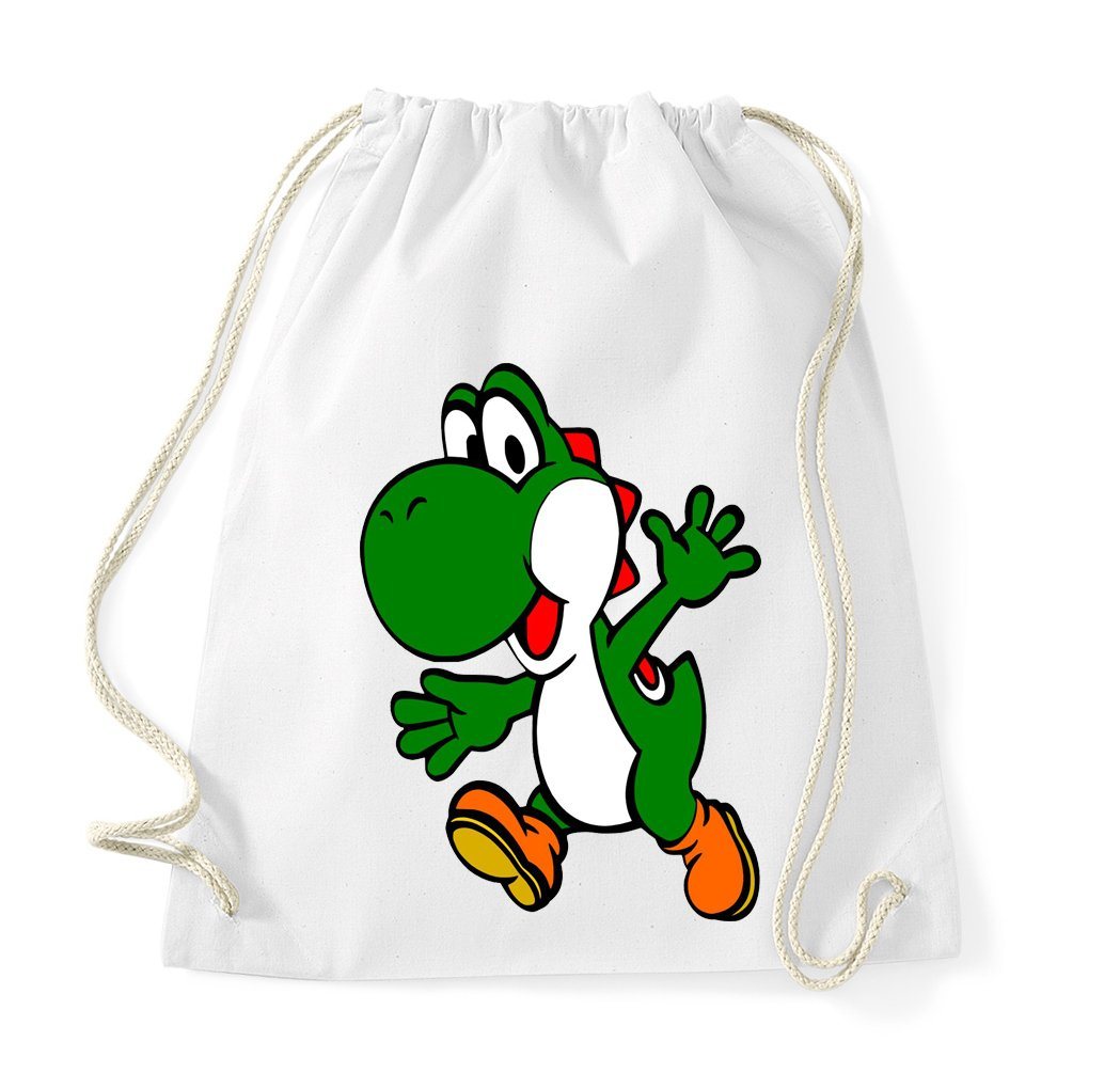 Youth Designz Turnbeutel Yoshi Baumwoll Tasche Turnbeutel, mit modischem Print von Youth Designz