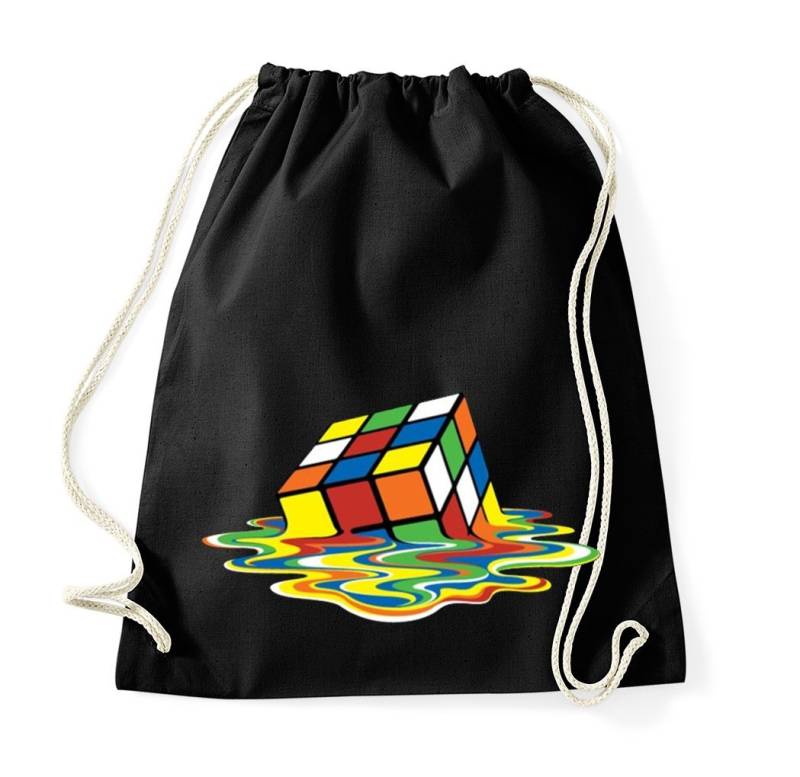 Youth Designz Turnbeutel Zauberwürfel Baumwoll Tasche Turnbeutel, mit modischem Print von Youth Designz