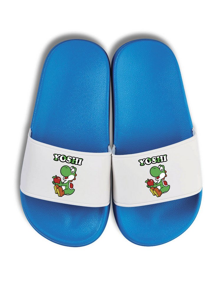 Youth Designz Yoshi Kinder Badelatschen Flip Flops Badeschuh mit lustigem Motiv von Youth Designz