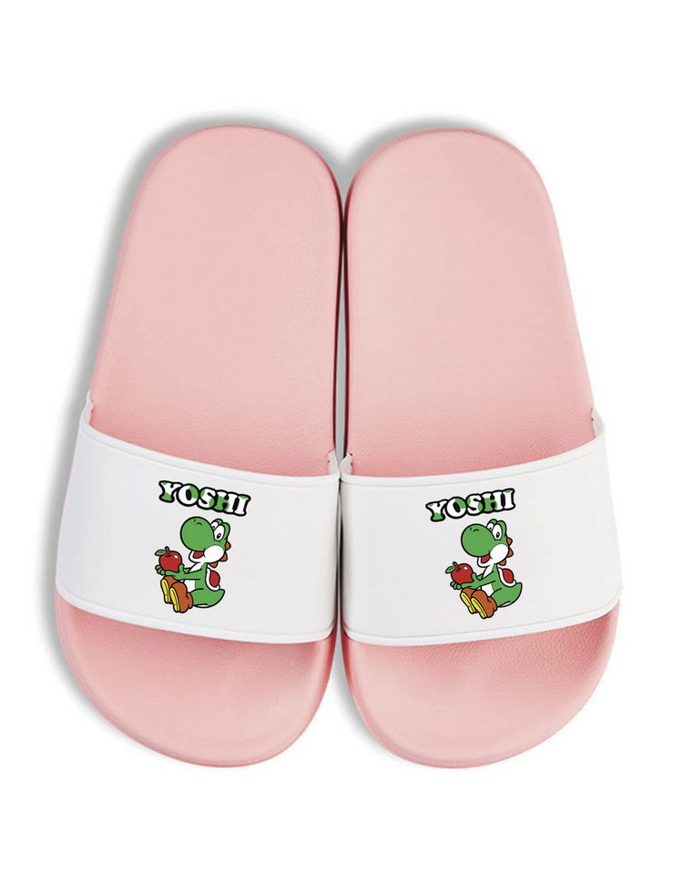 Youth Designz Yoshi Kinder Badelatschen Flip Flops Badeschuh mit lustigem Motiv von Youth Designz