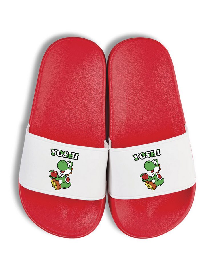 Youth Designz Yoshi Kinder Badelatschen Flip Flops Badeschuh mit lustigem Motiv von Youth Designz