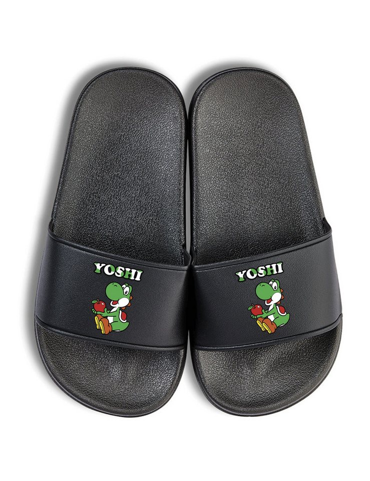 Youth Designz Yoshi Kinder Badelatschen Flip Flops Badeschuh mit lustigem Motiv von Youth Designz