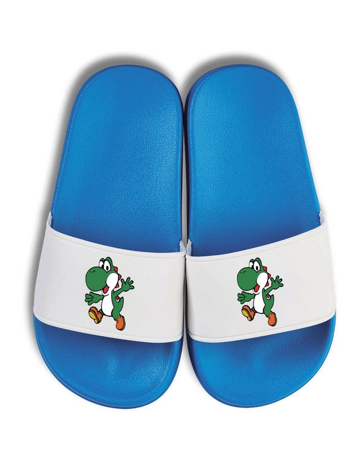 Youth Designz Yoshi Kinder Badelatschen Flip Flops Badeschuh mit lustigen Print von Youth Designz