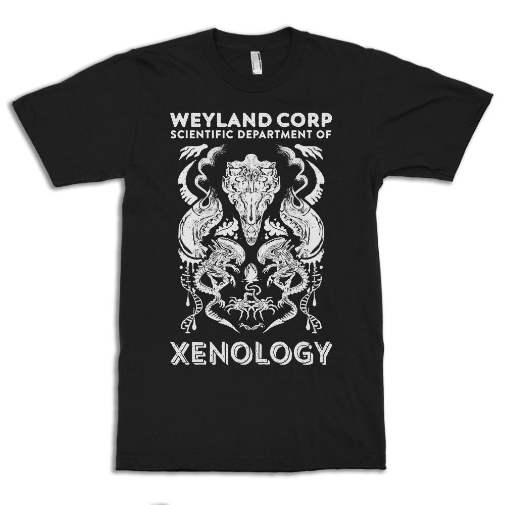 Alien Xenology Art T-Shirt/100% Baumwolle Herren Damen Alle Größen | Yw-184 von YouthWindsInc