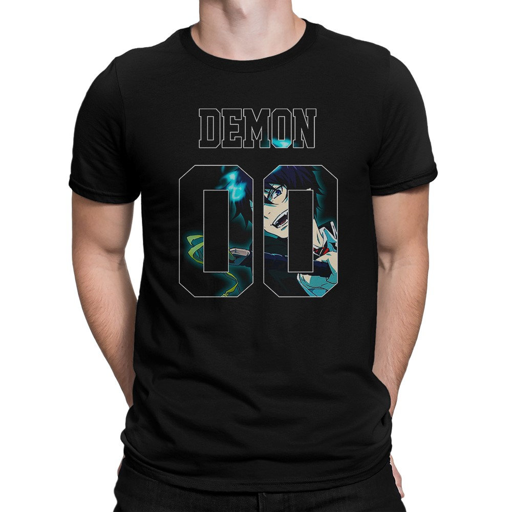 Blauer Exorzist Dämon 00 T-Shirt/100% Baumwolle Herren Damen Alle Größen | Yw-366 von YouthWindsInc