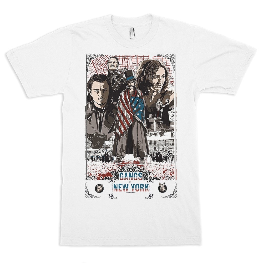 Gangs Of New York Art T-Shirt/100% Baumwolle Herren Damen Alle Größen | Yw-238 von YouthWindsInc