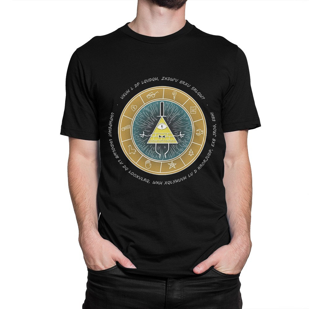 Gravity Falls Bill Cpher T-Shirt/100% Baumwolle Herren Damen Alle Größen | Yw-230 von YouthWindsInc