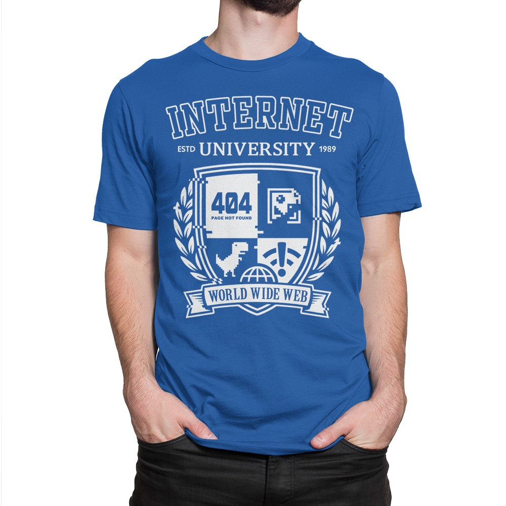 Internet Universität Lustiges T-Shirt/100% Baumwolle Männer Frauen Alle Größen | Yw-139 von YouthWindsInc