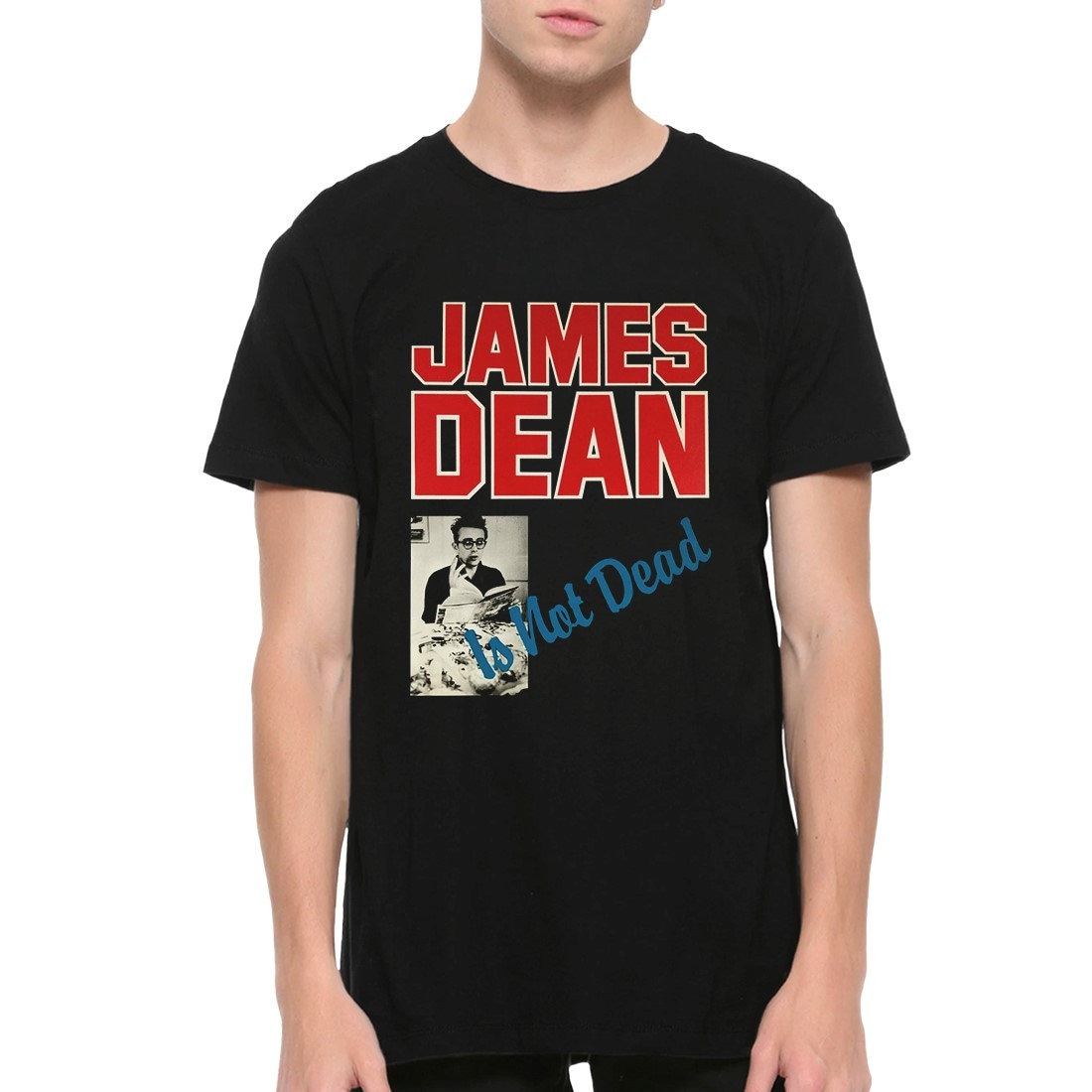 James Dean Ist Nicht Tot T-Shirt/100% Baumwolle Herren Damen Alle Größen | Yw-179 von YouthWindsInc