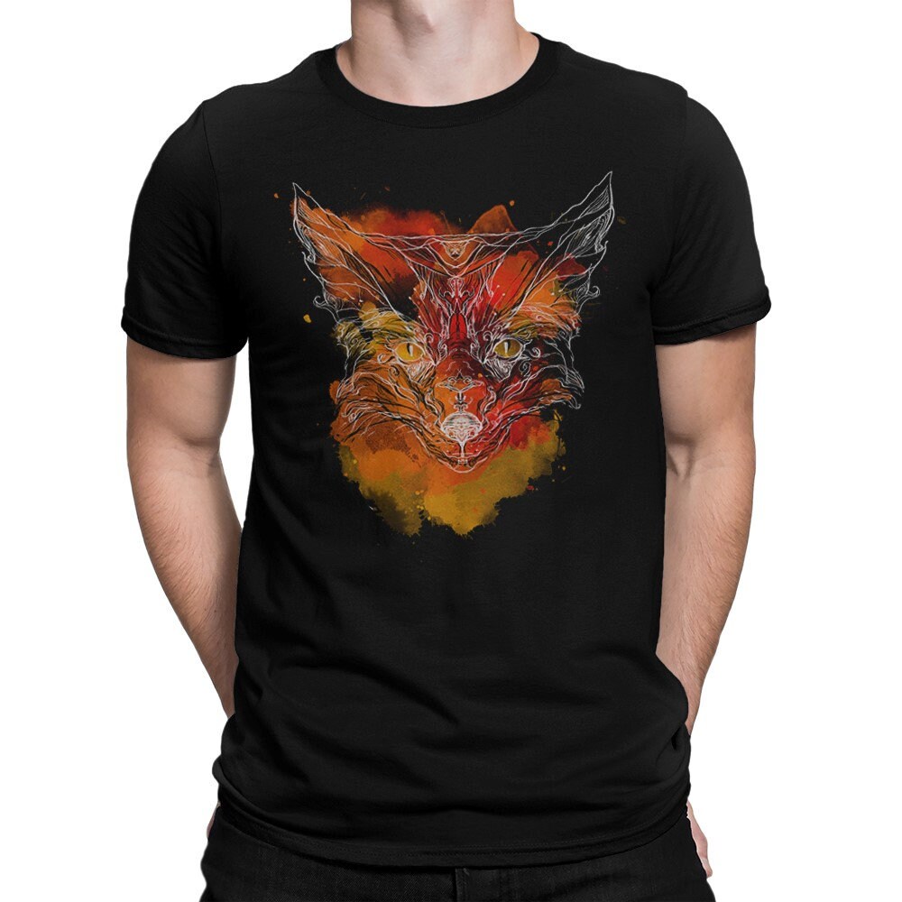 Rotfuchs Kunst T-Shirt/100% Baumwolle Herren Damen Alle Größen | Yw-137 von YouthWindsInc