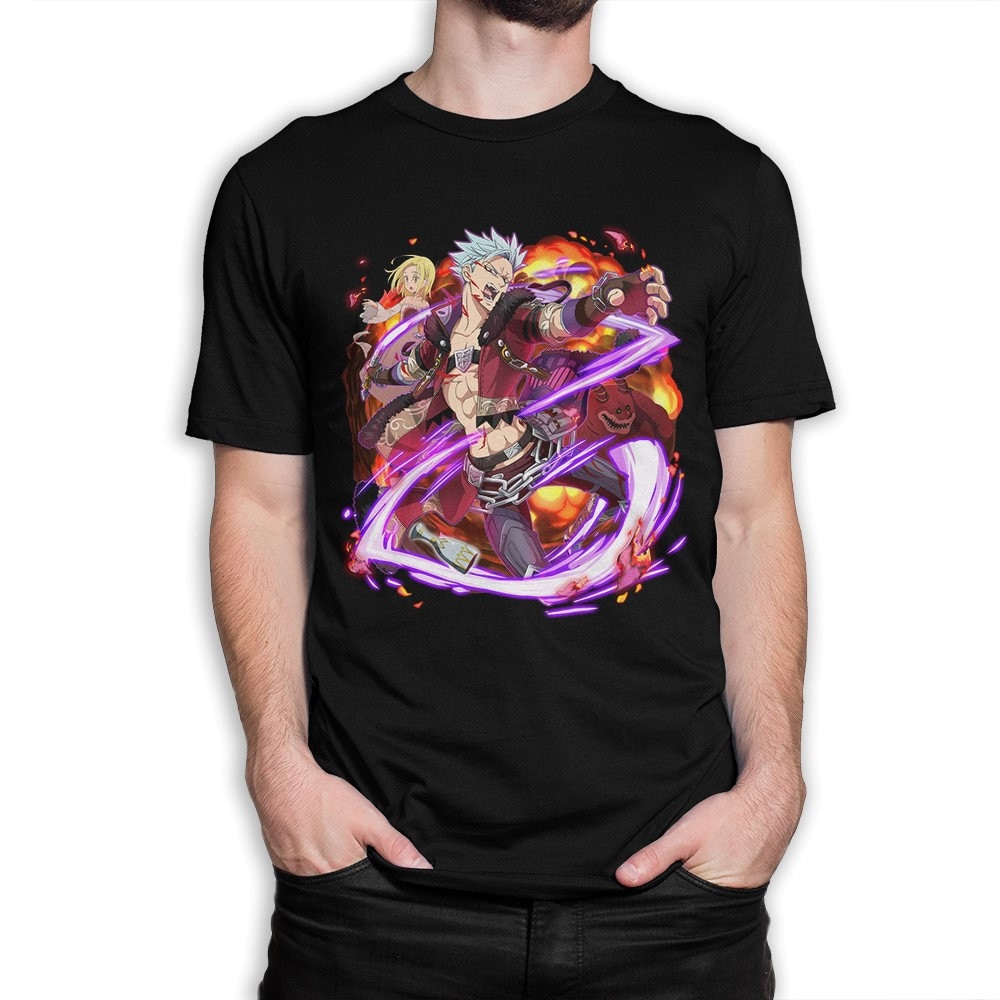 Seven Deadly Sins Anime T-Shirt/Nanatsu No Taizai Shirt Herren Damen Alle Größen | Yw-369 von YouthWindsInc