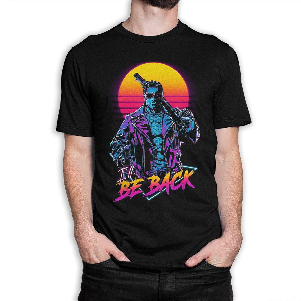 Terminator I'll Be Back T-Shirt/Arnold Schwarzenegger Männer Frauen Alle Größen | Yw-187 von YouthWindsInc