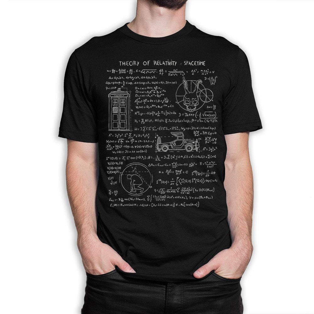 Theory Of Relativity Spacetime T-Shirt/Donnie Darko Zurück in Die Zukunft Und Terminator Shirt Herren Damen Alle Größen | Yw-361 von YouthWindsInc