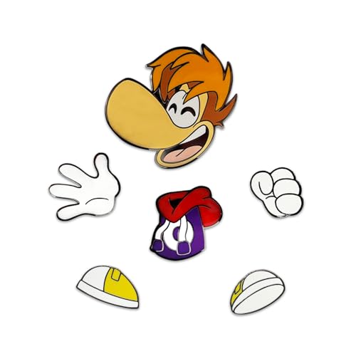 Youtooz Rayman Legends Anstecknadel-Set, offizielle lizenzierte Rayman-Anstecknadeln, Sammlerbox enthält 6 Emaille-Pins von Youtooz Rayman Legends Kollektion Youtooz Rayman Legends Anstecknadel-Set, offizielle lizenzierte Rayman-Anstecknadeln, Sammlerbox enthält 6 Emaille-Pins von Youtooz Rayman Legends Kollektion von Youtooz