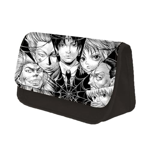 Youxy Anime Federmäppchen Killua Zaoldyeck/Gon Freecss Stiftebox Große Kapazität Schüler Federmäppchen Cartoon Schreibwaren Tasche Schulbedarf für Mädchen Jungen, Typ 10, Federmäppchen von Youxy