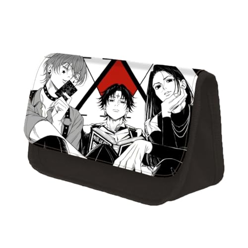 Youxy Anime Federmäppchen Killua Zaoldyeck/Gon Freecss Stiftebox Große Kapazität Schüler Federmäppchen Cartoon Schreibwaren Tasche Schulbedarf für Mädchen Jungen, Typ 12, Federmäppchen von Youxy