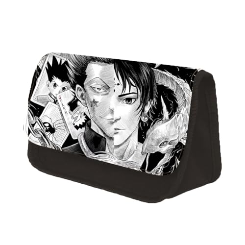 Youxy Anime Federmäppchen Killua Zaoldyeck/Gon Freecss Stiftebox Große Kapazität Schüler Federmäppchen Cartoon Schreibwaren Tasche Schulbedarf für Mädchen Jungen, Typ 15, Federmäppchen von Youxy