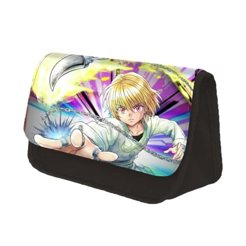 Youxy Anime Federmäppchen Killua Zaoldyeck/Gon Freecss Stiftebox Große Kapazität Schüler Federmäppchen Cartoon Schreibwaren Tasche Schulbedarf für Mädchen Jungen, Typ 17, Federmäppchen von Youxy