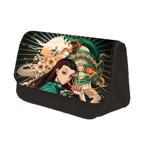 Youxy Anime Federmäppchen Killua Zaoldyeck/Gon Freecss Stiftebox Große Kapazität Schüler Federmäppchen Cartoon Schreibwaren Tasche Schulbedarf für Mädchen Jungen, Typ 3, Federmäppchen von Youxy