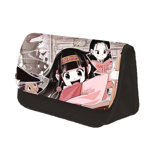 Youxy Anime Federmäppchen Killua Zaoldyeck/Gon Freecss Stiftebox Große Kapazität Schüler Federmäppchen Cartoon Schreibwaren Tasche Schulbedarf für Mädchen Jungen, Typ 6, Federmäppchen von Youxy
