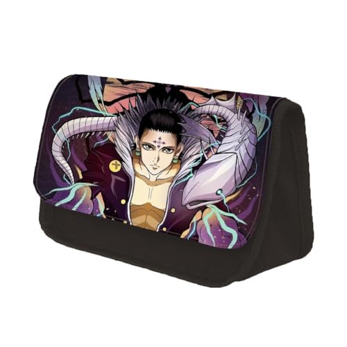 Youxy Anime Federmäppchen Killua Zaoldyeck/Gon Freecss Stiftebox Große Kapazität Schüler Federmäppchen Cartoon Schreibwaren Tasche Schulbedarf für Mädchen Jungen, Typ 7, Federmäppchen von Youxy