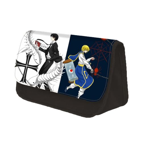 Youxy Anime Federmäppchen Killua Zaoldyeck/Gon Freecss Stiftebox Große Kapazität Schüler Federmäppchen Cartoon Schreibwaren Tasche Schulbedarf für Mädchen Jungen, Typ 9, Federmäppchen von Youxy