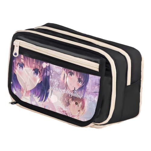 Youxy Anime Federmäppchen Teenager Kira Yoshikage/Joseph Joestar Pencil Case Print Tasche Große Schreibwaren Studenten Back to School für Jungen Mädchen von Youxy